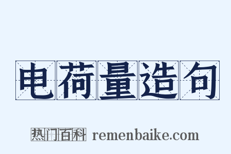 电荷量造句是什么意思的图片